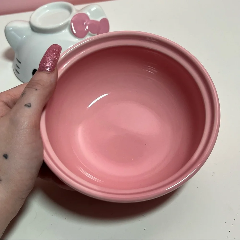 Vintage Y2K 2000s Mcbling Sanrio hello kitty rice bowl